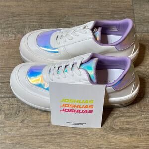 Joshua Sanders Bubble Donna Holographic White Women's Sneakers size 40-9